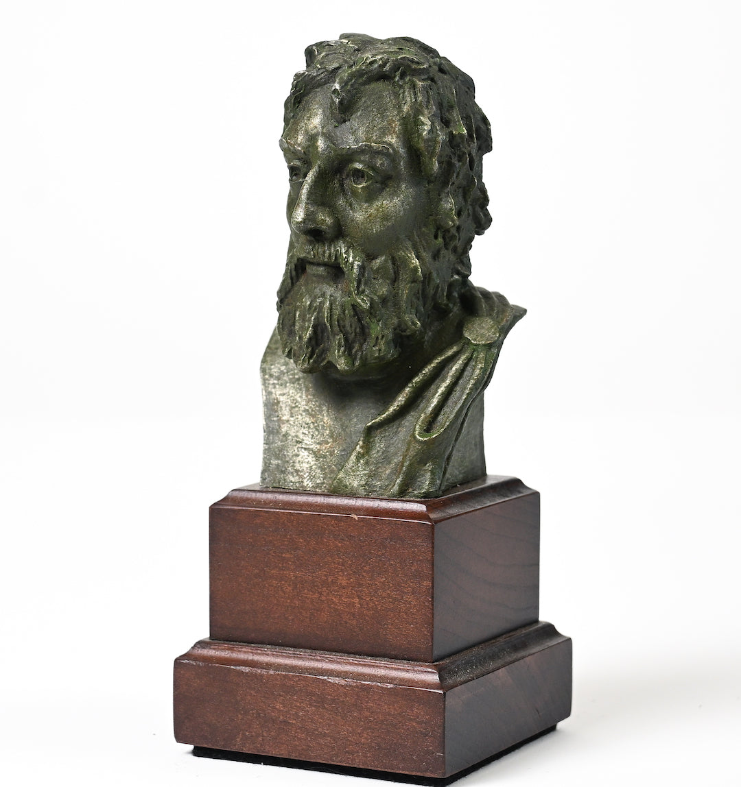 Epictetus, Stoic - pewter bust