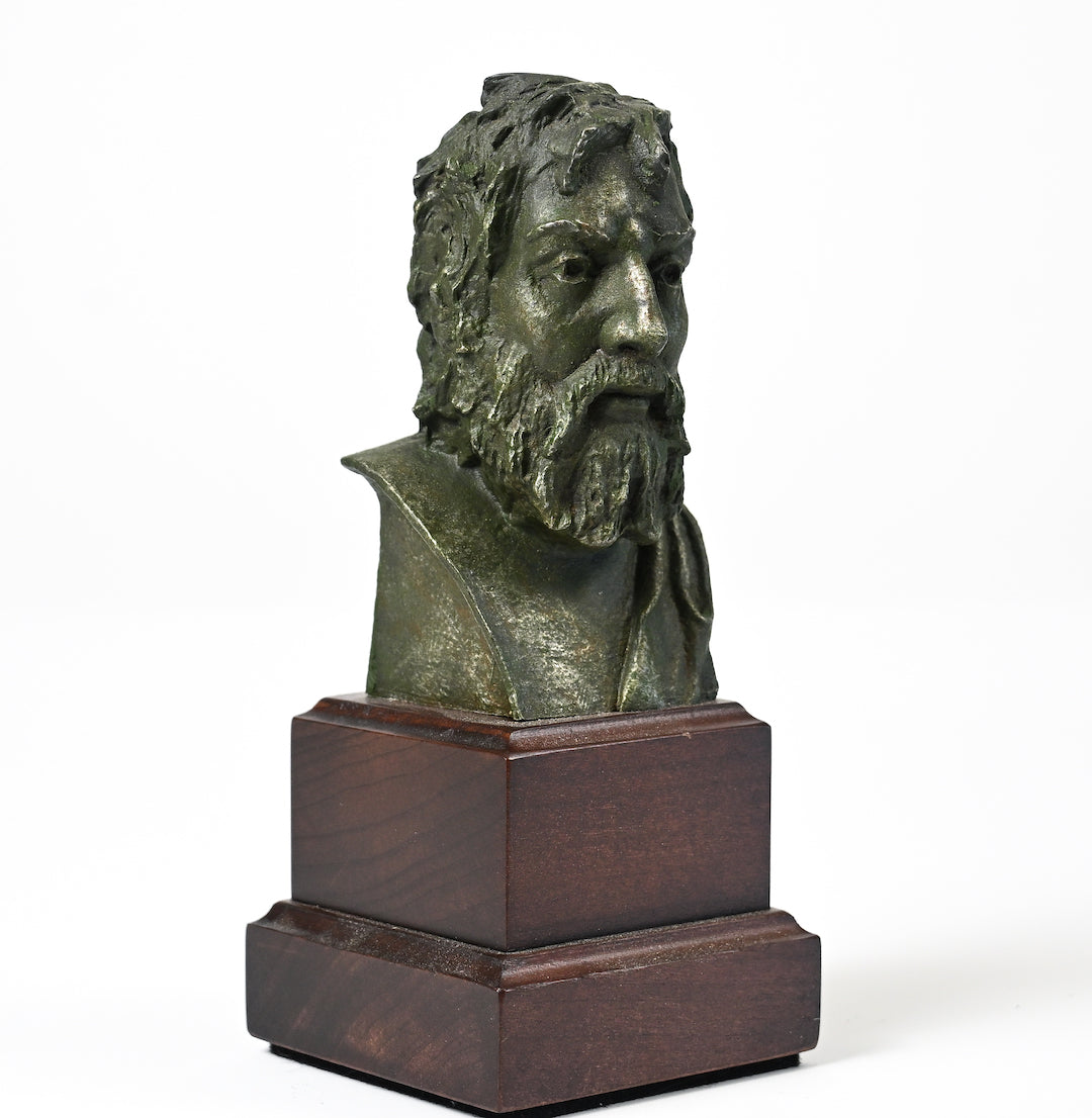 Epictetus, Stoic - pewter bust