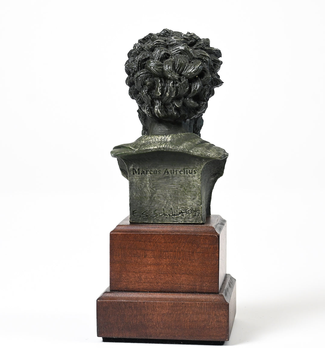 Marcus Aurelius, Stoic - pewter bust