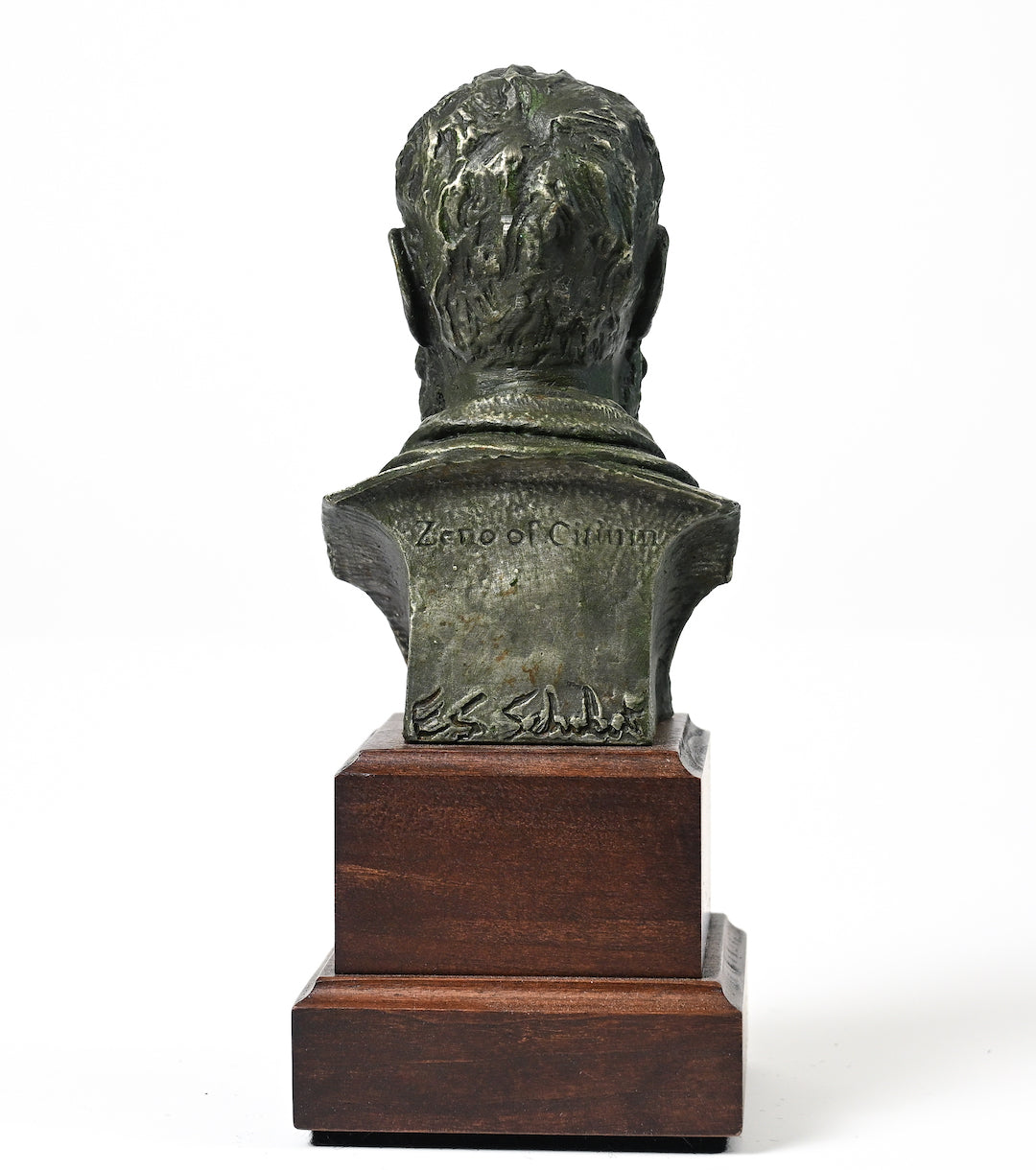 Zeno of Citium, Stoic - pewter bust