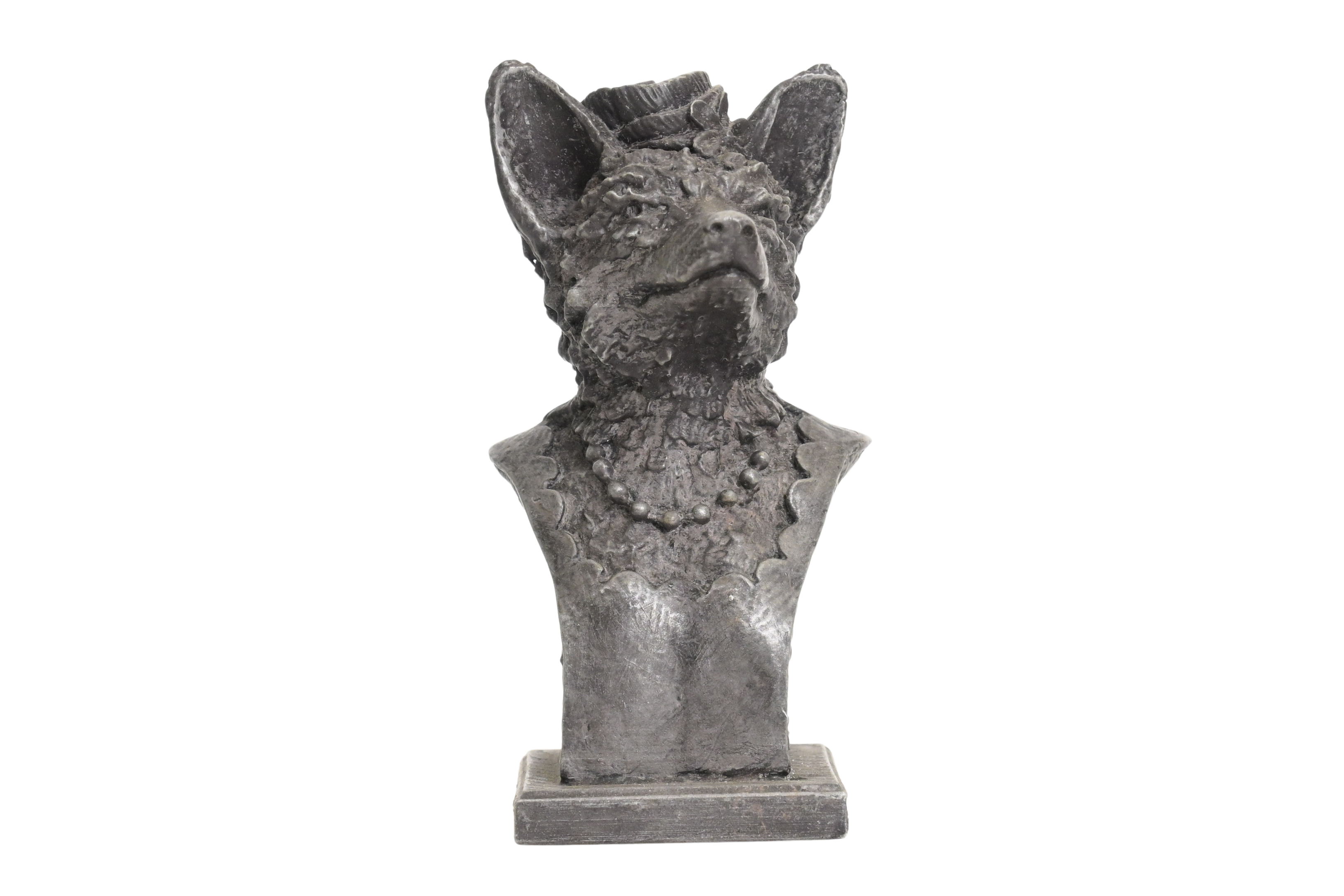 Handcrafted tabletop fox sculpture gift with expressive detail, collectible charm